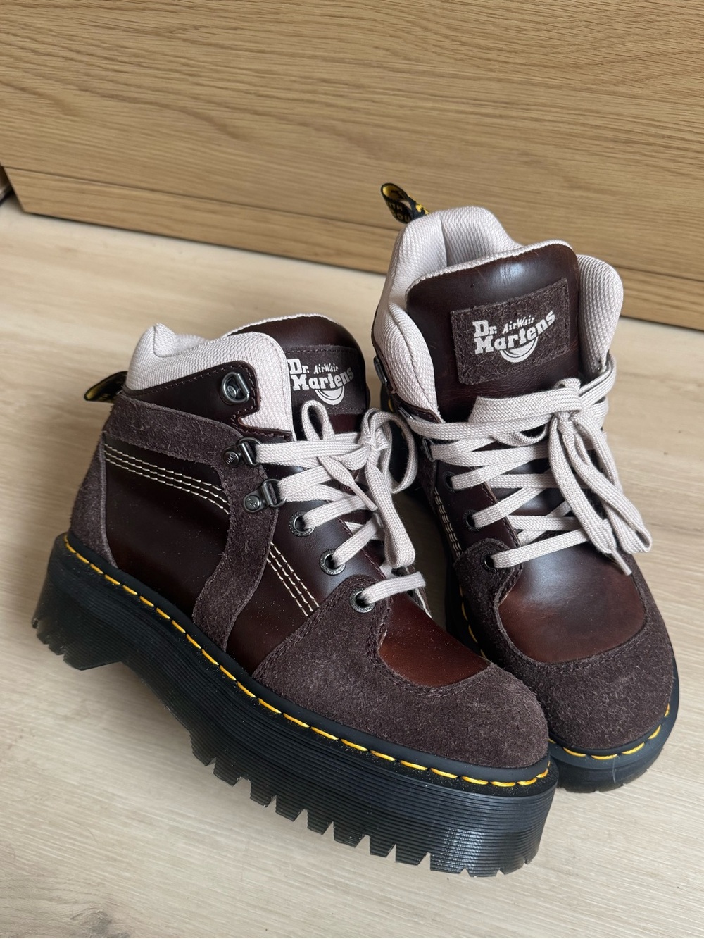 ZUMA LEATHER & SUEDE HIKER STYLE BOOTS